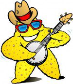 Sandy Playing Banjo