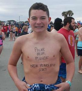 Polar Bear Plunge teen