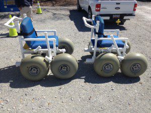 beach wheel chairs