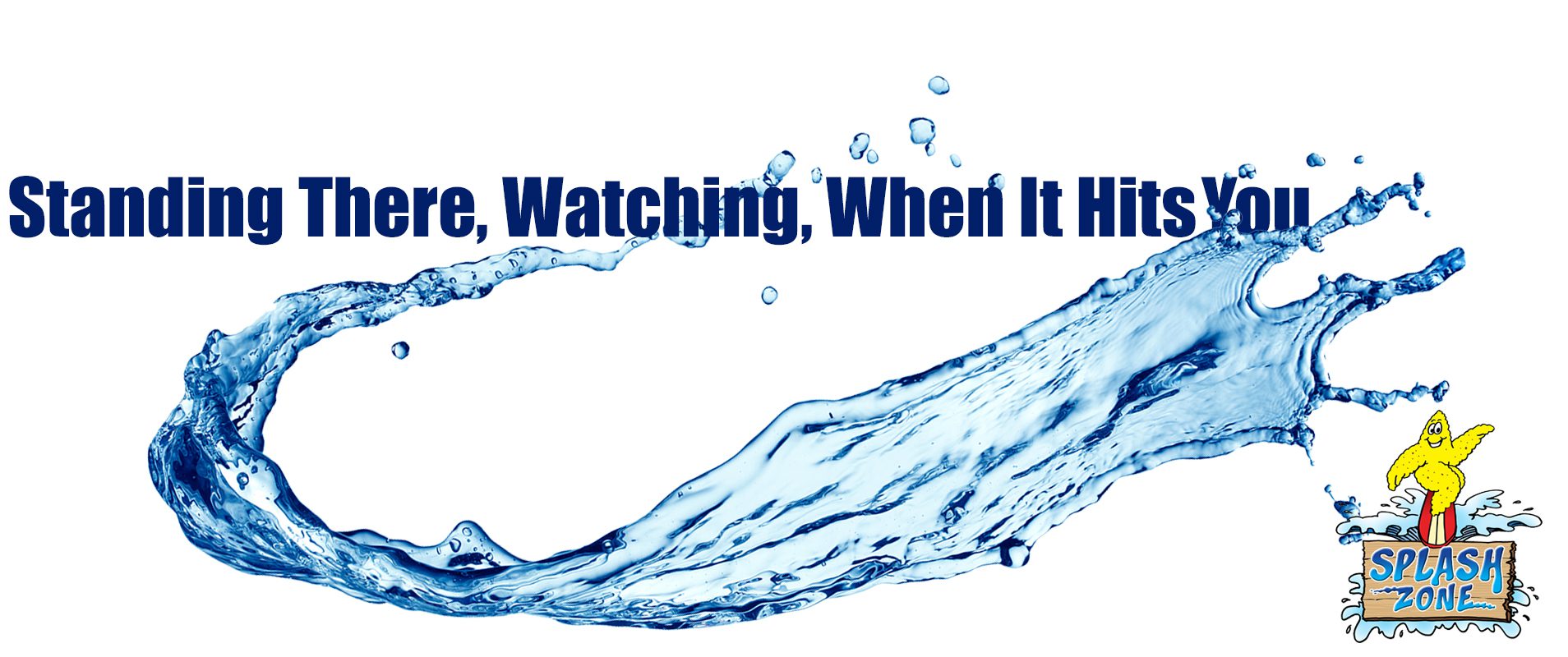 water splash isolated on white background Ocean Lakes Family Campground