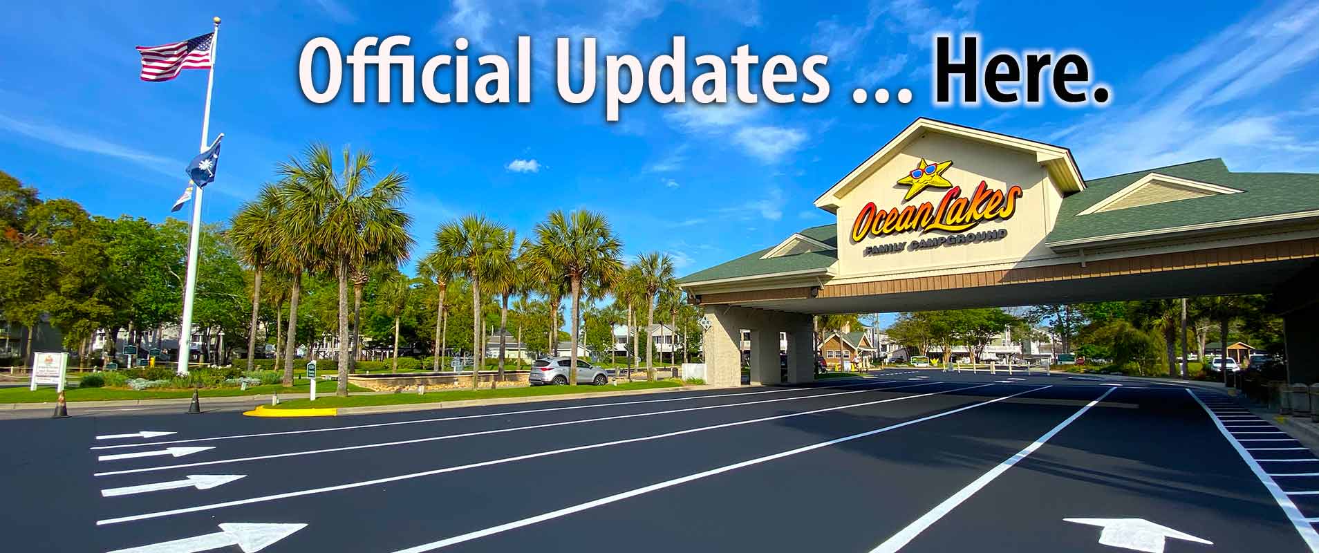 OfficialUpdatesEntranceBnr Ocean Lakes Family Campground
